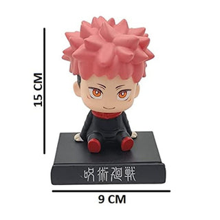Jujutsu Kaisen Bobblehead | Gojo - Yuji Bobble with Mobile Holder - Anime Gift