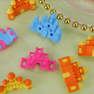 Cute Castle Shaped Erasers
