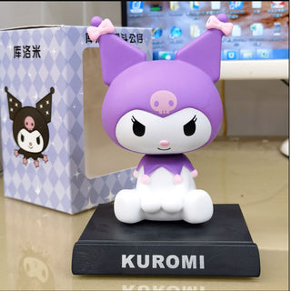 Team Kuromi Bobblehead – Adorable Dashboard n Desk Decoration