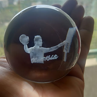 Celebrate Cricket and Football Royalty with a 3D Crystal Lamp