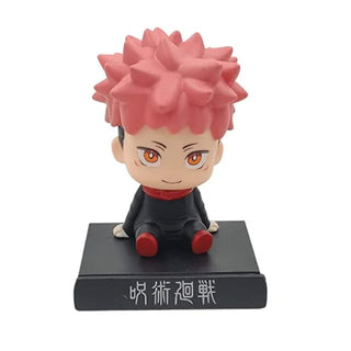 Jujutsu Kaisen Bobblehead | Gojo - Yuji Bobble with Mobile Holder - Anime Gift
