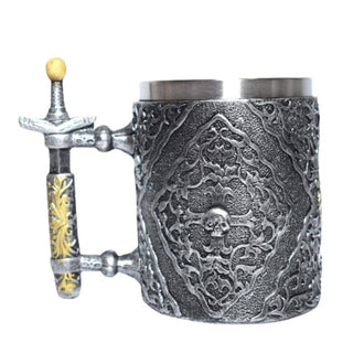 Exquisite Skull Mug 3D Stainless Steel Coffee Mug Tea Cup