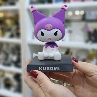 Team Kuromi Bobblehead – Adorable Dashboard n Desk Decoration