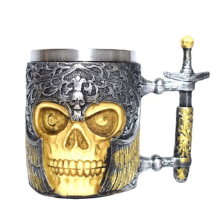 Exquisite Skull Mug 3D Stainless Steel Coffee Mug Tea Cup
