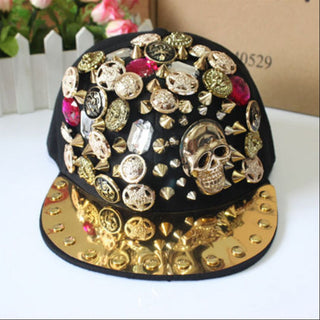 Studded Skull Cap