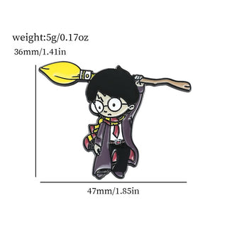 Pretty Boy Harry - Metal Brooch