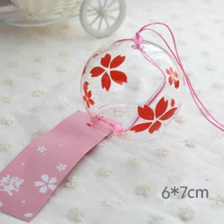 Glass Hanging Wind Chime Blessing Bell