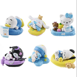 Sanrio Fall Asleep Series Figurines