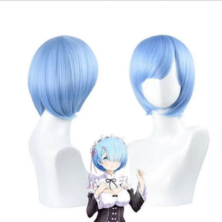 Rem Ram Inspired Cosplay Wig