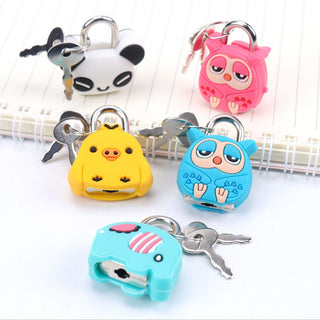 Mini Metal Lock With Key | Cute Waterproof Key Lock for Cabinets