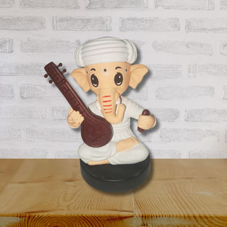 Veena Ganesh Bobblehead | Spiritual Ganpati Bobblehead