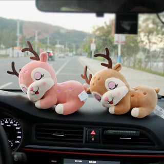 Sleeping Reindeer Plush Toy | 38cm Soft Stuffed Animal Cuddle Toy