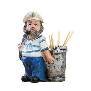 Nautical Captain Toothpick Holder: Perfect Home and Restaurant Table Decor
