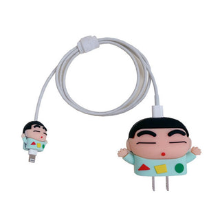 Shinchan Apple Charger Cover