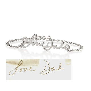 Signature Bracelet - Customized Handwritten Bracelet