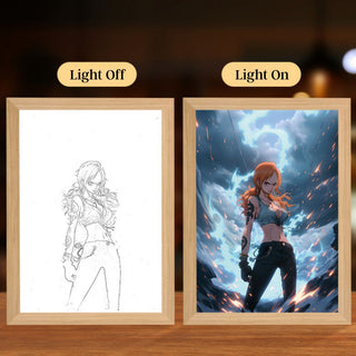 One Piece Light Painting | Luffy Crew LED Light Painting