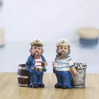 Nautical Captain Toothpick Holder: Perfect Home and Restaurant Table Decor