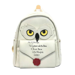 Hedwig Owl PU Backpack – Hogwarts Letter Edition