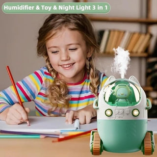 HUHU Mini USB Humidifier – 220ml with LED Night Light