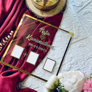 Customized Couple Signature Board | Innovative Wedding Memoir, Nikahnama