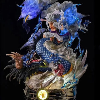 Luffy Gear 5 vs Kaido – Epic Battle Diorama Figure
