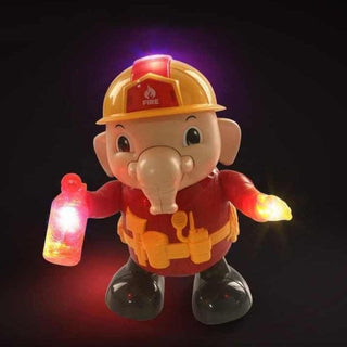Dancing Elle - The Firefighter Elephant | Toy with Light and Music