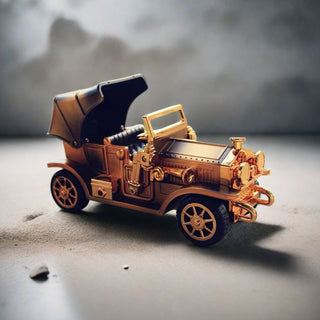 Retro Vehicle Music Box – Wind-Up Moving Vintage Car Model