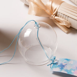 Transparent Glass Blessing Bell | Transparent Wind Chime