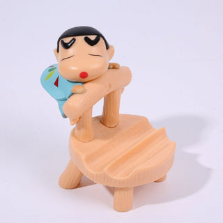 Shinchan on Chair Phone Holder | Cute PVC Figurine Stand for Smartphones