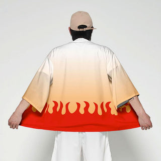 Rengoku Shirt Cosplay Kimono Costume