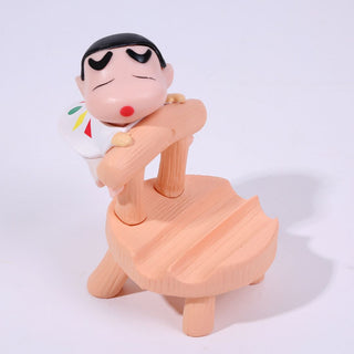 Shinchan on Chair Phone Holder | Cute PVC Figurine Stand for Smartphones