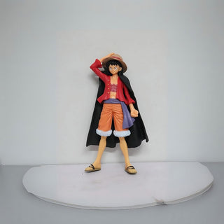 Luffy Black Cloak Figurine | 16.5 cm Anime Collectible Model for Weebs
