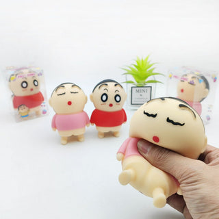 Cute ShinChan Stress Buster | Colorful Anger Vent Ball