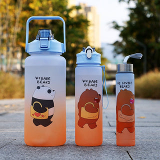 Bare Bear Water Bottle Set 