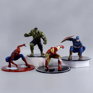 Spider-Man Classic Landing Action Figure – Hero Pose PVC Statue