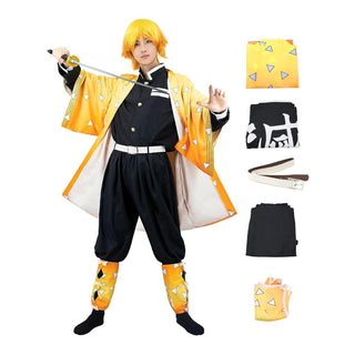 Agatsuma Zenitsu Cosplay Costume