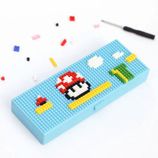 Building Block Pencil Box | Creative Pencil Box with Building Bricks