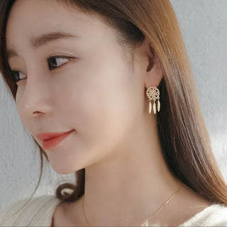 WhisperCatch – Mini Dreamcatcher Studs