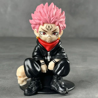 Ryomen Sukuna Cute Sitting PVC Statue – Jujutsu Kaisen Collectible (12cm)