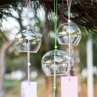 Transparent Glass Blessing Bell | Transparent Wind Chime