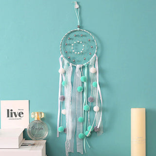 Green Dreams PomPom Dreamcatcher