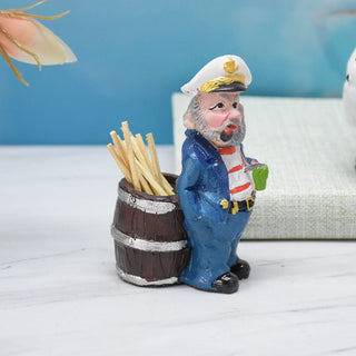 Nautical Captain Toothpick Holder: Perfect Home and Restaurant Table Decor