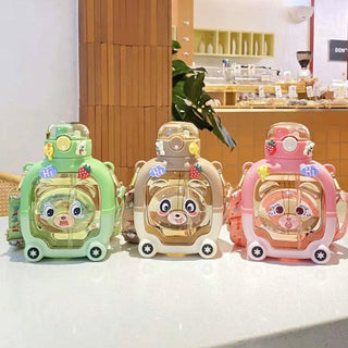 3D Bear Water Bottle for Kids