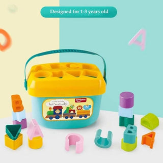 Baby First Blocks – Shape n Alphabet Sorter Toy for Kids 6 Months+