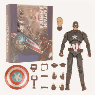 Captain America Articulated Action Figure – Heroic Edition