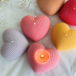 Fluffy Heart Shaped Candle | "Dil Deke Dekho" Series Candle