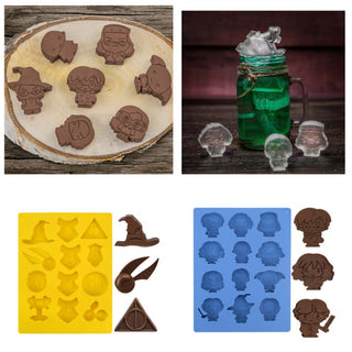 Harry Silicone Chocolate Mould – Magical Candy Tray for Wizarding Fans
