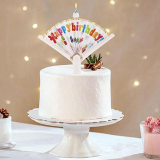 Surprise Pop-Up Banner Birthday Candle