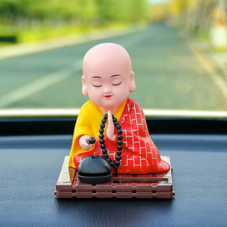 Little Buddha Solar Statue