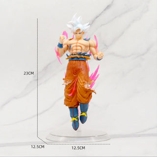 Ultra Instinct Goku Figurine | Dragon Ball Z Collectible (Floating Pose | 23 cm)